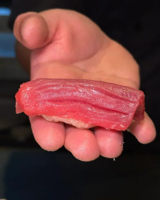 Sashimi de chutoro